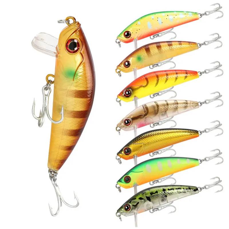 New Fishing Lure 2020 Floating Minnow Lure 6.8cm 6.7g Wobblers Crankbait Diving Depth 0.3m-1m Artificial Bait Goods For Fishing