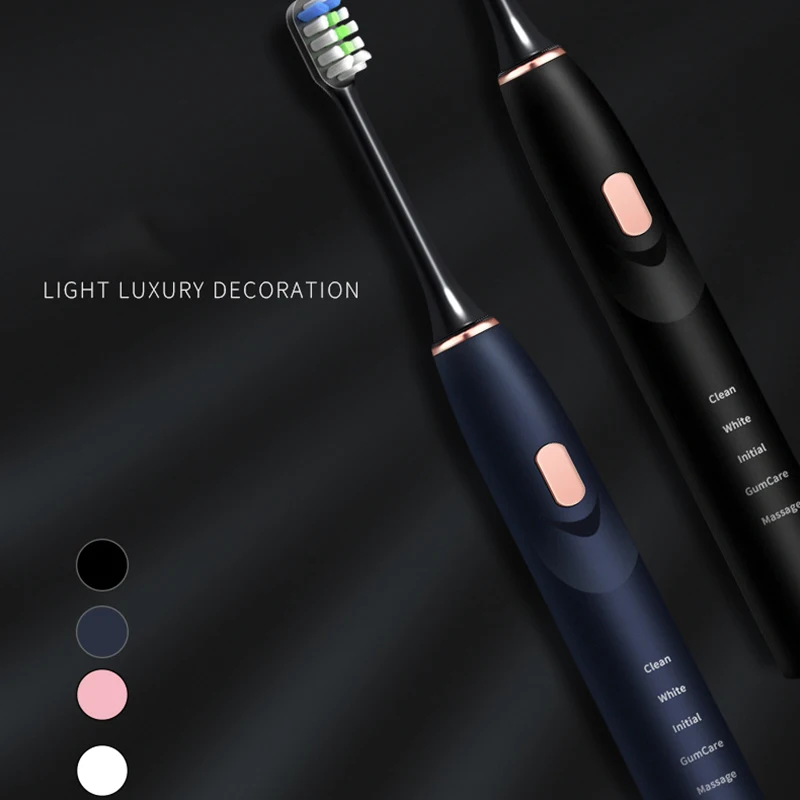 Sonic Electric Toothbrush Waterproof Tooth Brush Adult Ultrasonic Automatic ToothBrush USB Rechargeable Sonic Electric Toothbrush Waterproof Tooth Brush Adult Ultrasonic Automatic ToothBrush USB Rechargeable
