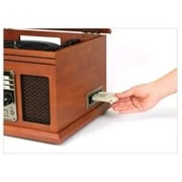 Victrola классической музыки Ctr-звук Системы проигрыватель 6-в-1 Bluetooth древесины