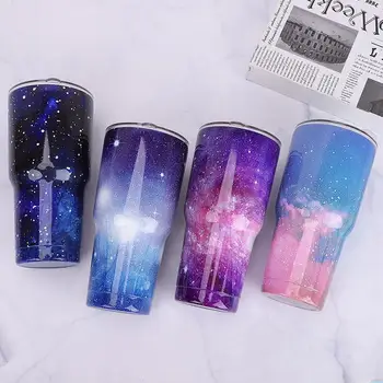 

thermal mug stainless steel thermos Star Vacuum flasks bar cup creative car thermal water cup office cup insulated bottle Gift