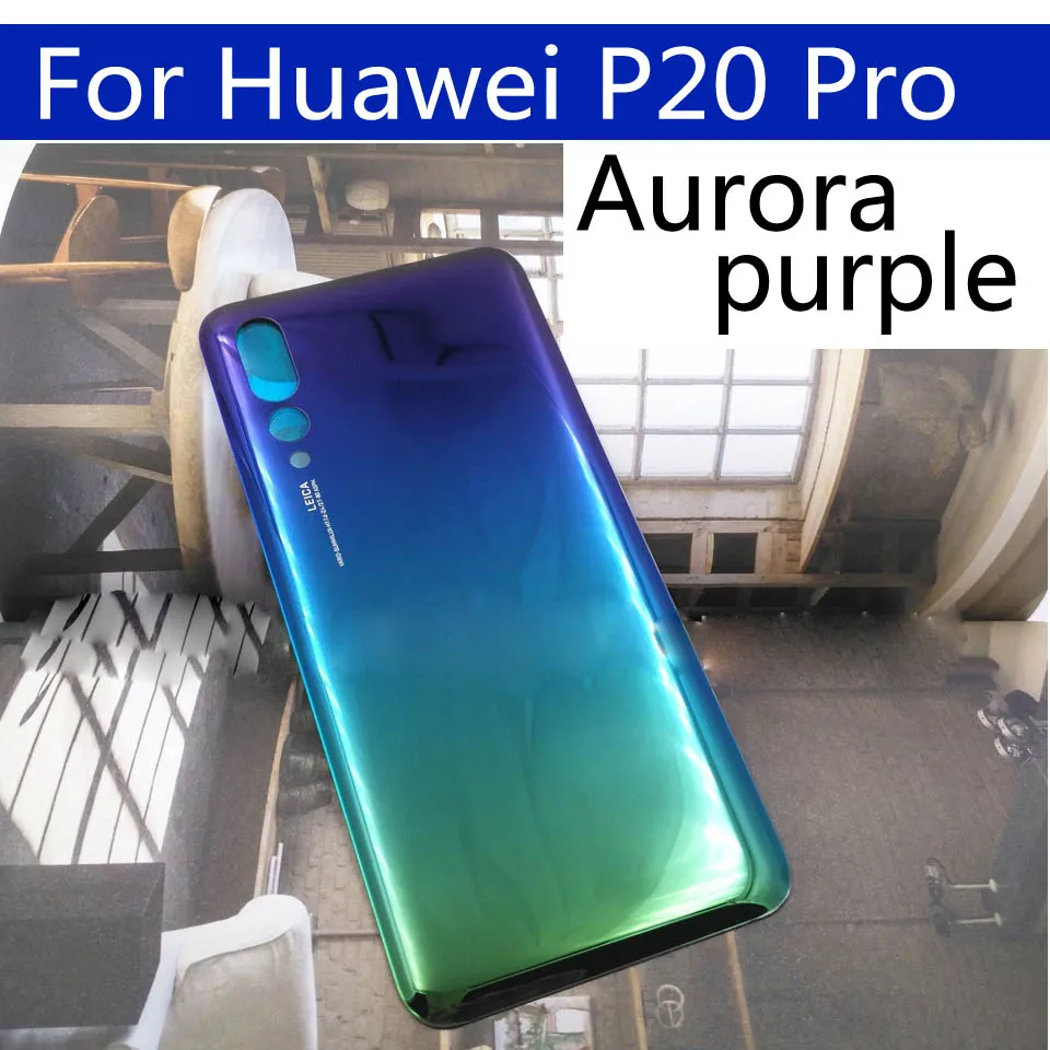 Для huawei P20 Pro Задняя стеклянная крышка батареи задняя дверь корпус чехол для P20Pro CLT-L04 L09 T-L09C AL00 AL01 Корпус Корпуса