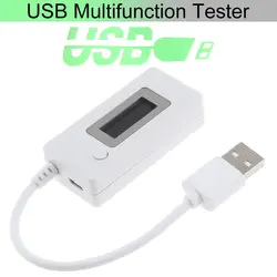 Портативный мини-usb детектор напряжения тока с ЖК-экраном и двойным входным интерфейсом USB штепсельной вилки/Microsrousb