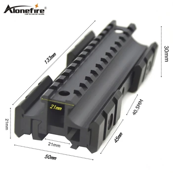 

Alonefire Y3002 21mm Rail Extend Increase Airsoft Rifle Shot gun Tactical Picatinny Weaver Laser Sight Scope Light MP5/G3 mounts
