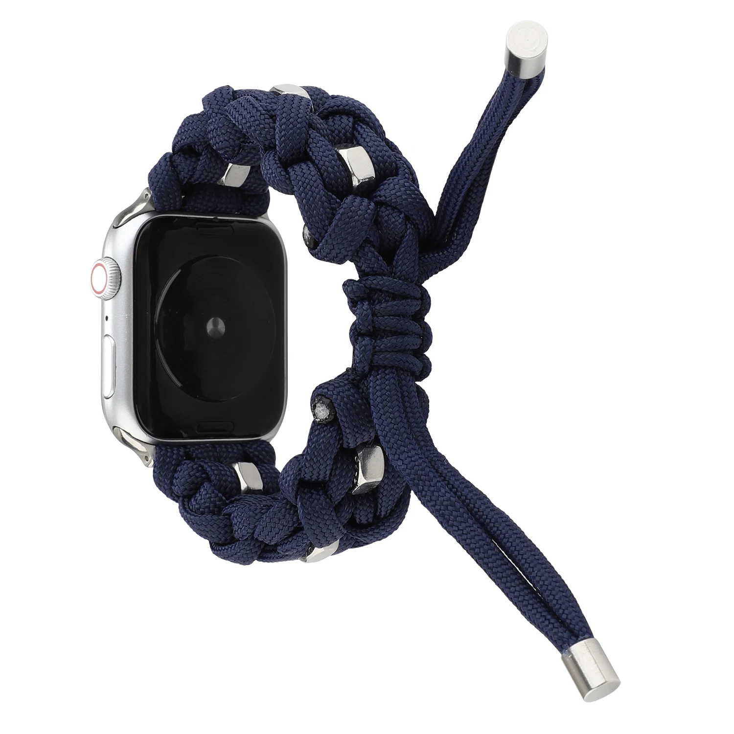 Спортивный тканый браслет из нейлоновой веревки для Apple Watch 38 мм 42 мм 40 мм 44 мм для iWatch 5 4 3 2 1