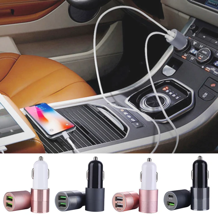Горячая быстрая, USB Автомобильное зарядное устройство с быстрой зарядкой прикуривателя