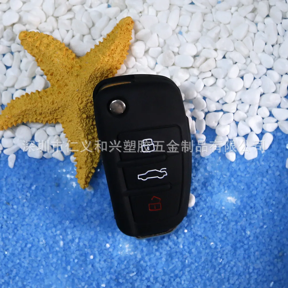 Применимый Tiggo 3 складной 3 ключ силиконовый ключ крышка модифицированный Audi ключ крышка автомобильный пульт дистанционного управления защитный рукав