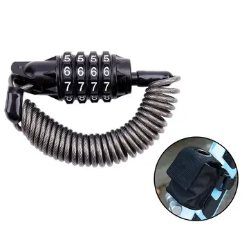 

Bicycle Lock Cable Multifunctional Wire Lock Password Anti Theft Luggage Lock