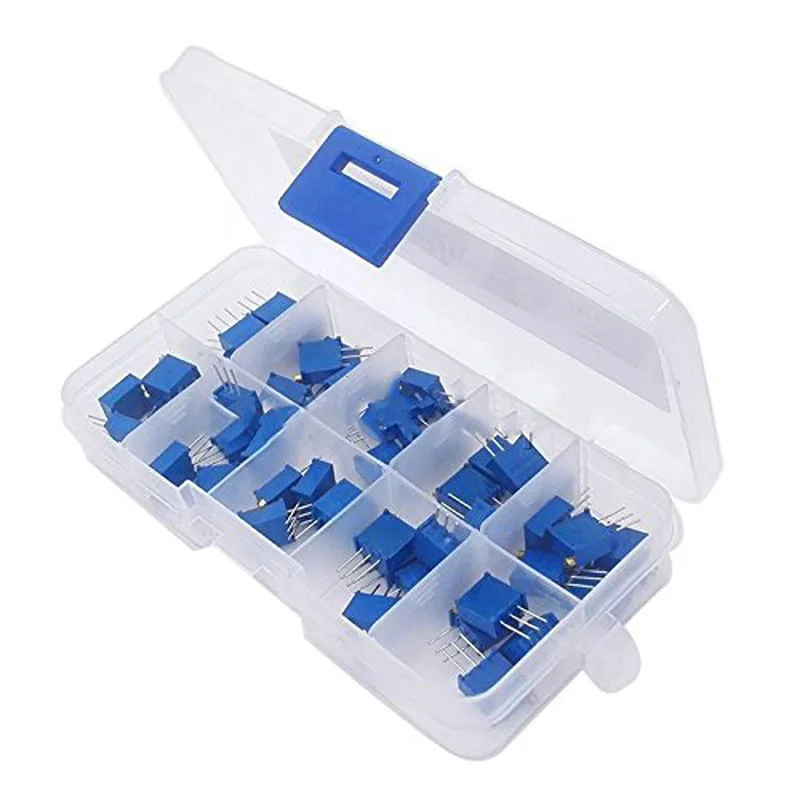 

3296W Multiturn Trimmer Potentiometer Variable Resistor With Box Lightweight