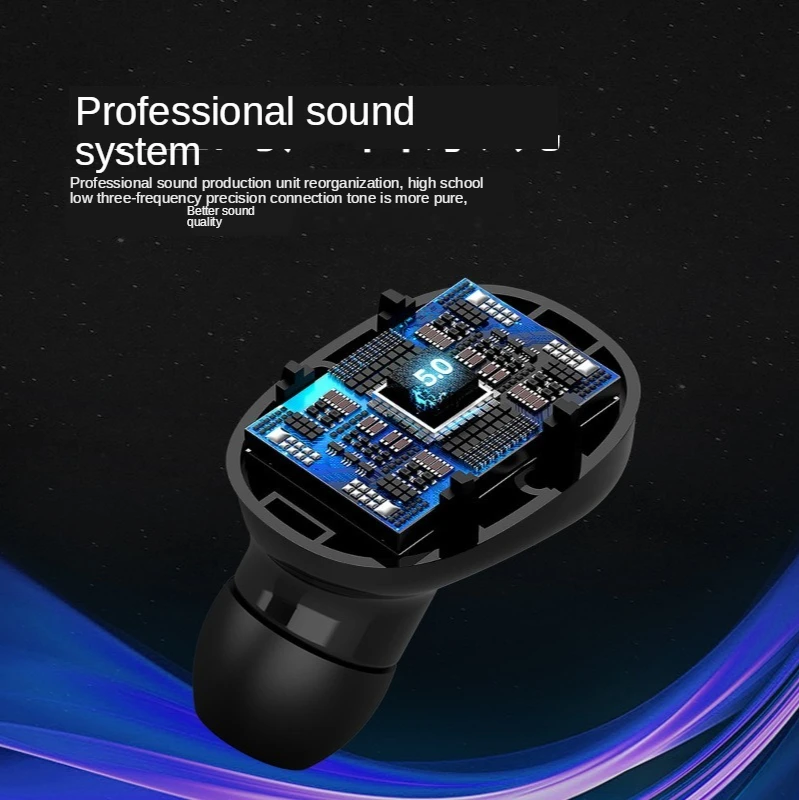 Shipping bluetooth headset digital display headset noise reduction bluetooth sports headset XT7 TWS mini in ear wireless stereo