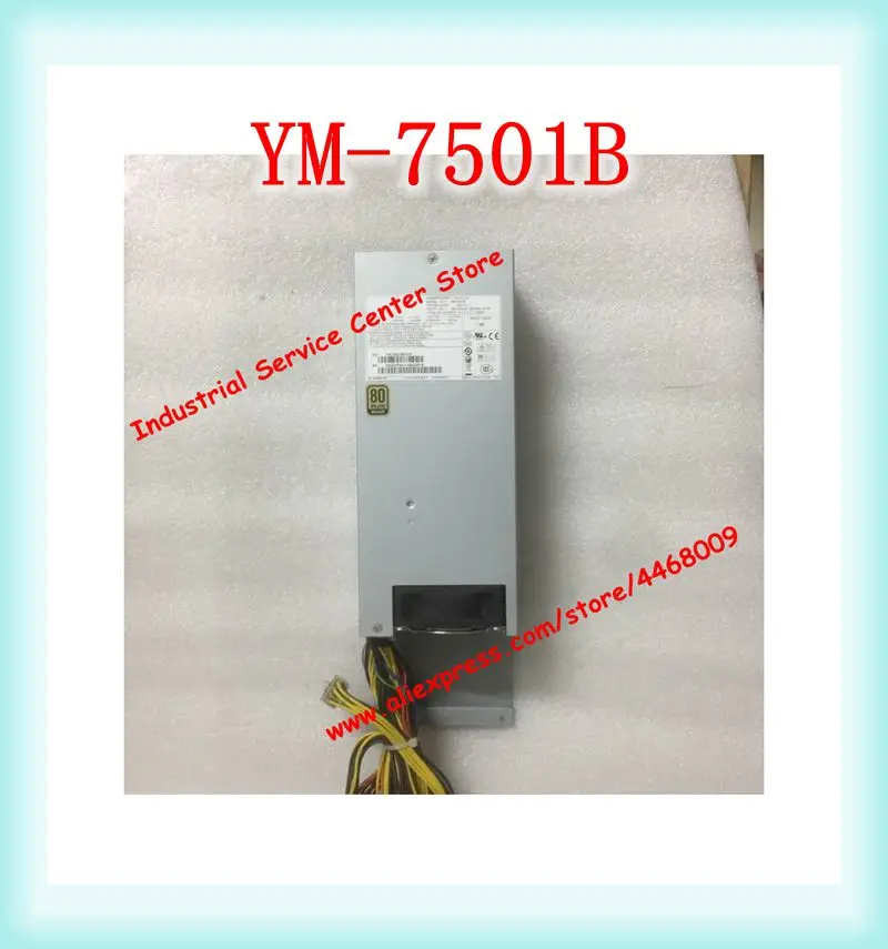 Оригинальный YM-7501B Номинальный 500 Вт 2U Сервер питания двойной 8 P Источник X58