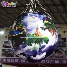 Бинго®1 м надувной воздушный шар в форме замка неба, подвесной светильник, декор для визуального художественного дизайна