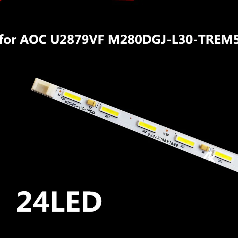 LED Backlight strip 24 lamp for AOC U2879VF M280DGJ-L30-TREM5 288P6L P2815QF rgb wall panels