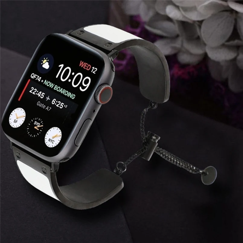 Металлический ремешок спортивный браслет аксессуары для мужчин и женщин красивый спортивный ремешок может заменить стильные часы apple 40 мм 20O17