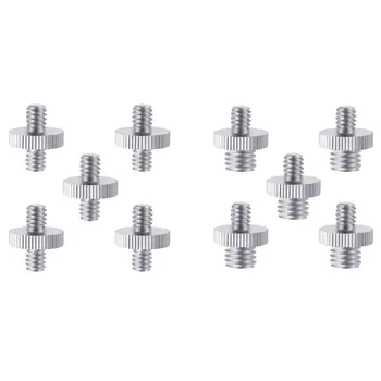 

5 Pieces Metal Threaded Screw Adapter Tripod Screw Converter for DSLR Camera,Tripod,Monopod,Shoulder Rig,Light Stand,Camera Cage