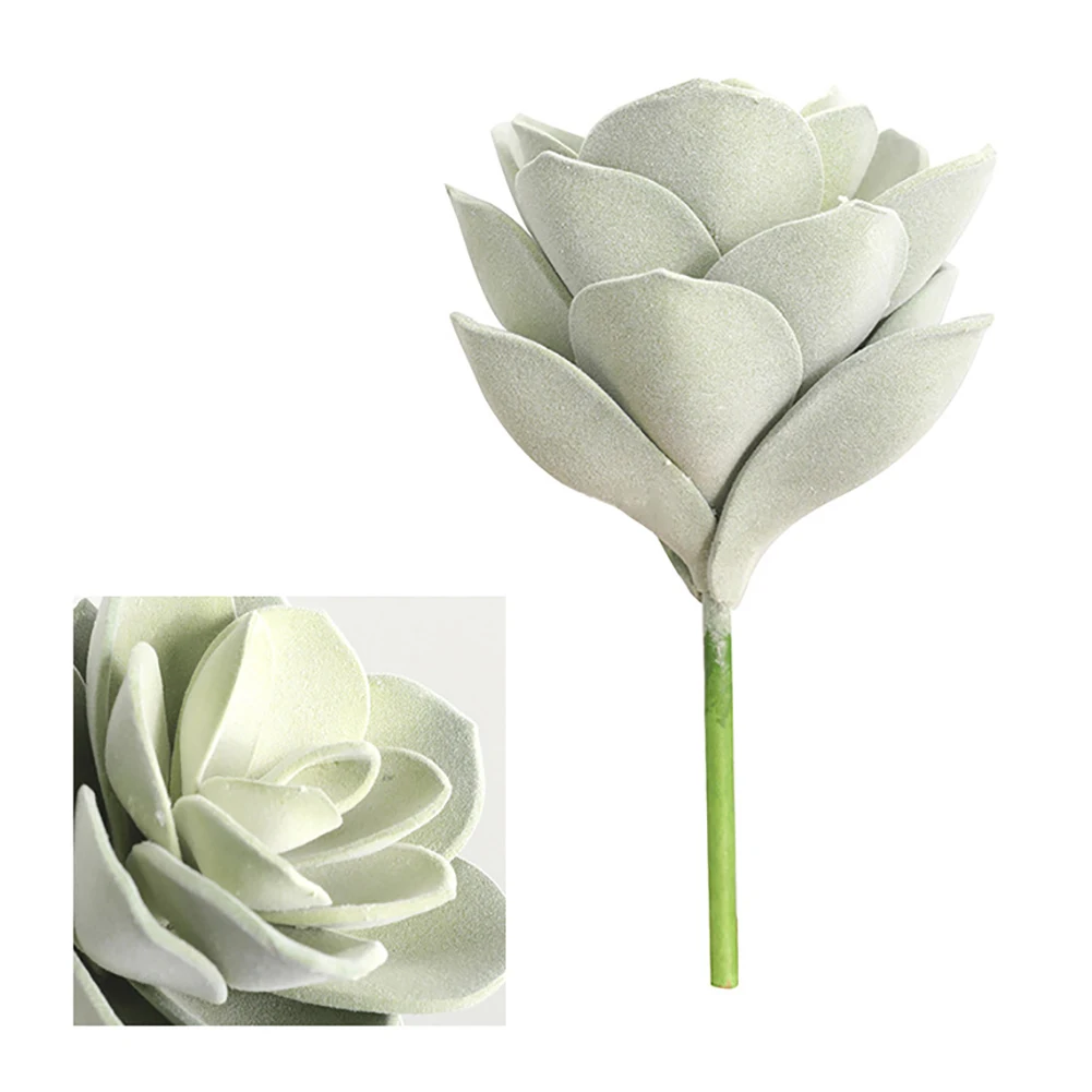 Mini Artificial Succulent Plant Bonsai Fake Lotus Flower Balcony Desktop Decor Home Decoration Accessories Room Decoration