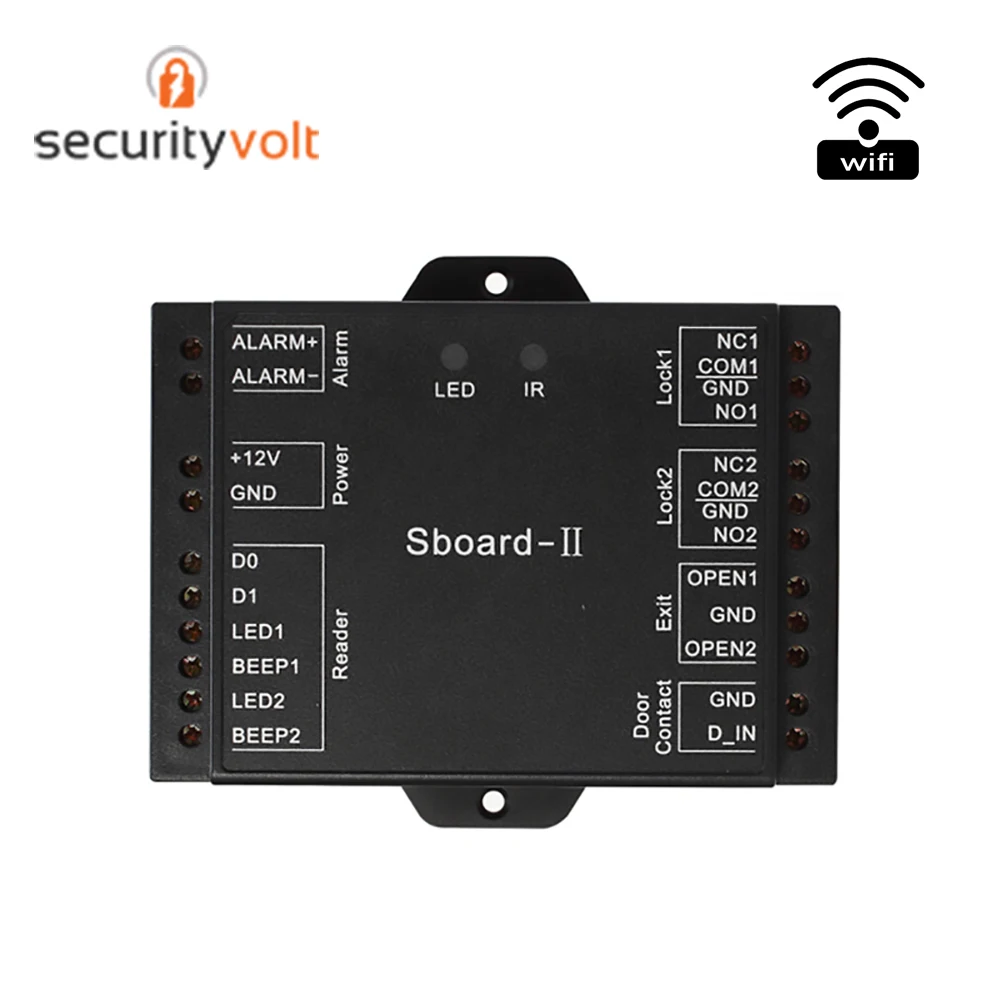 

Smart WiFi Access Control System Panel Wiegand 2 Doors Access Controller with Infrared Remote Programming Function