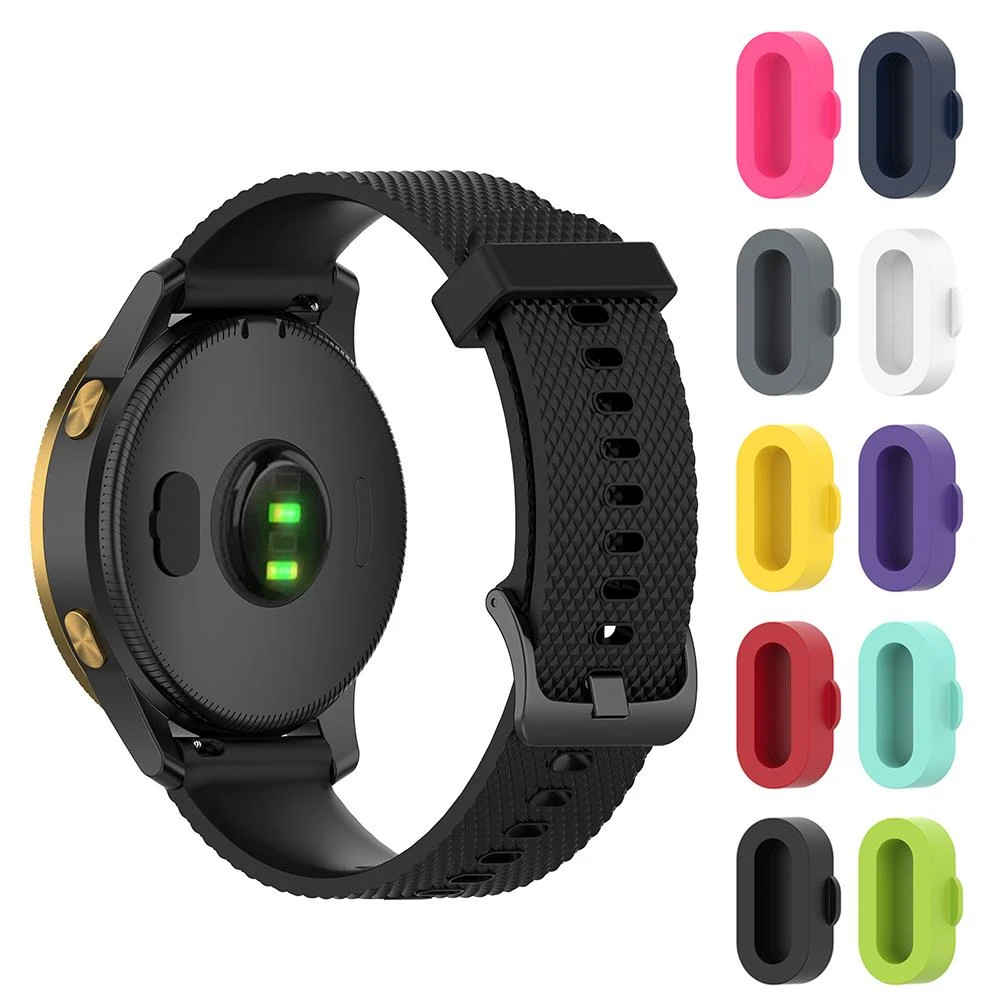 10pcs P⑤ Black Anti-dust Silicone Cover Plug Case for Garmin Vivomove 3/3S 10pcs P⑤ Black Anti-dust Silicone Cover Plug Case for Garmin Vivomove 3/3S