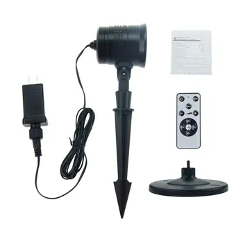 

2019 NEW RF Remote Christmas Flood Light Waterproof Laser Projector Lighting Red and Green Laser Light US/EU Plug Type