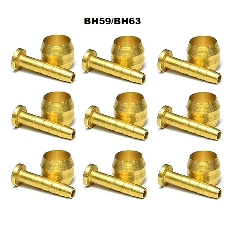BH59 and BH63 MTB горный велосипед оливковый и соединительная вставка для Shimano BH90 гидравлический дисковый тормозной шланг 9 комплектов - Цвет: BH59 and BH63