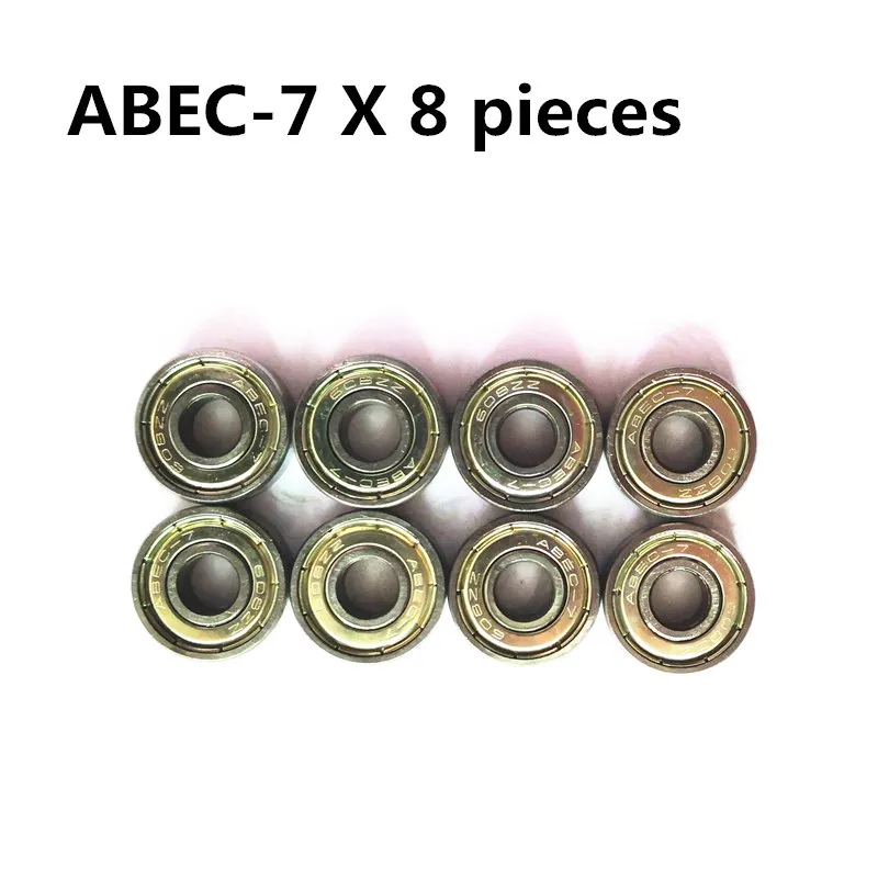 ILQ11 ABEC-7 ILQ-9 Pro SCRS хромированные стальные роликовые коньки 608 подшипник роликовые коньки SEBA High HV IGOR KSJ PowerSlide EVO скейтборд - Цвет: 8 ABEC-7