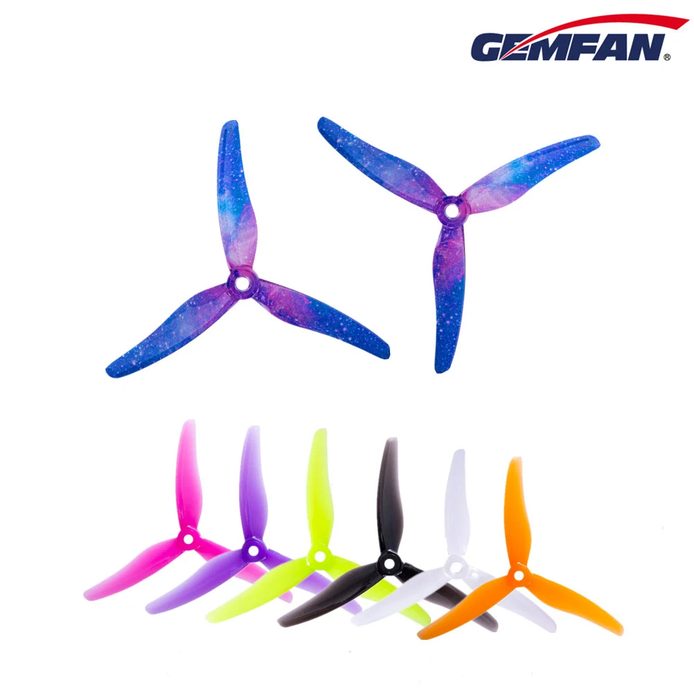 12pairs 24pcs Gemfan Hurricane 51433 3-Blade PC Propeller for POPO RC Quadcopter FPV Racing/Freestyle Drone Parts | Игрушки и хобби