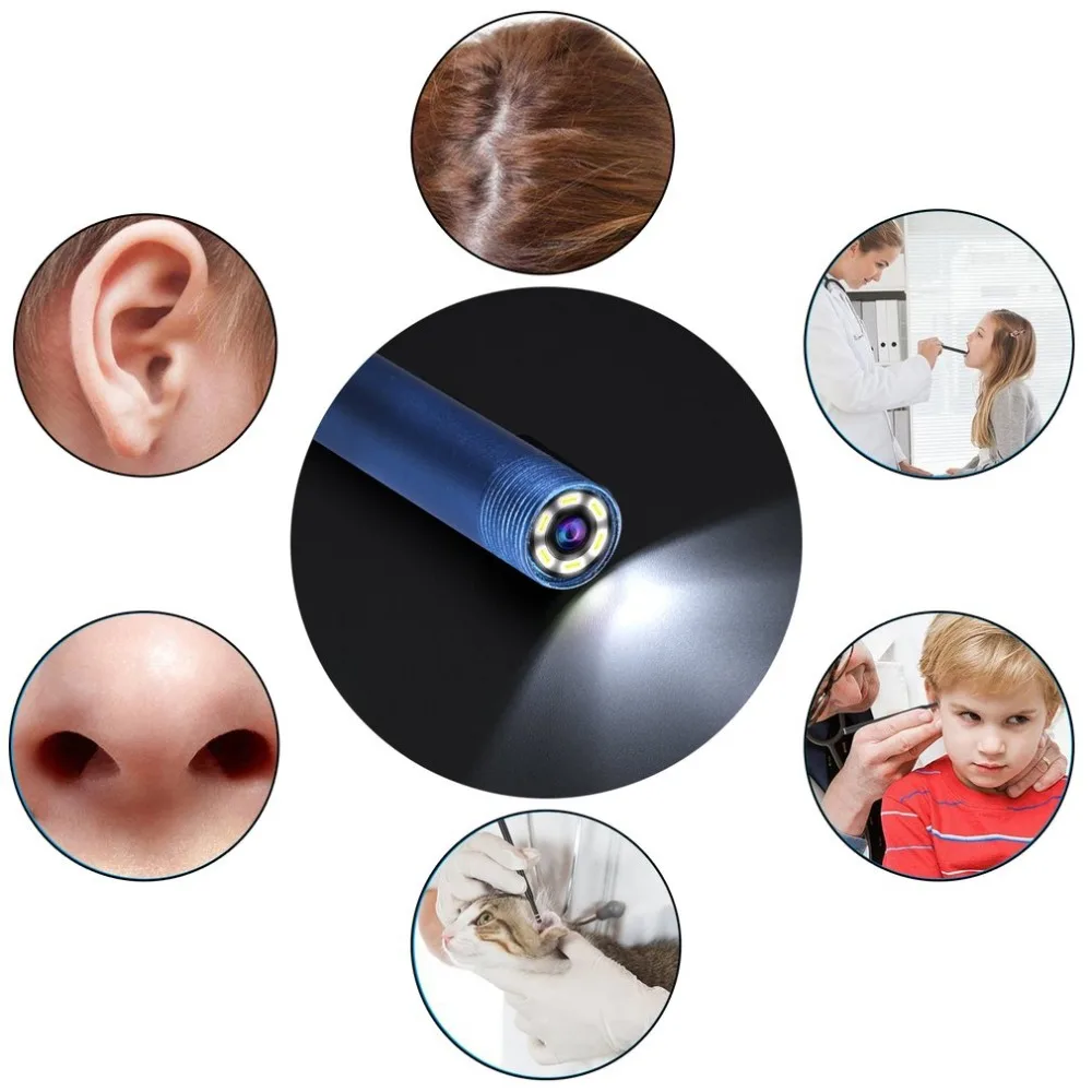 3 в 1 Профессиональный Многофункциональный USB ушной эндоскоп для чистки ушей Визуальный Инструмент для чистки ушей с мини-камерой HD инструмент для удаления ушей