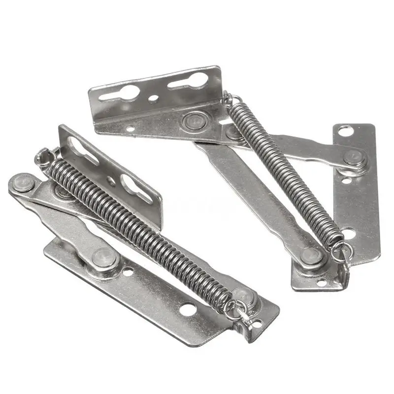 

2PCS Z-type small cabinet door hinge small seat storage stool function hinge iron nickel-plated pillow hinge