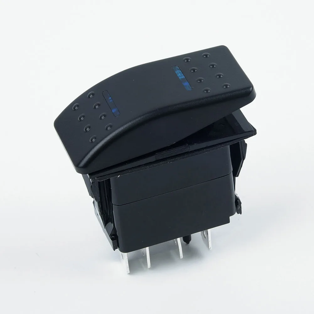 

Accessories Rocker Switch Auto Blue DPDT Interior Truck Universal 12/24V 2 LED 660030 ABS plastic Marine Durable
