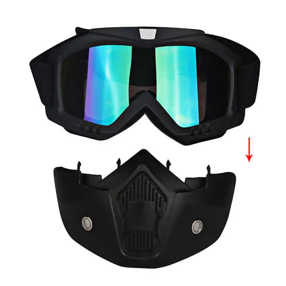 Snow Ski Glasses Cycling Snowmobile goggles Mask Retro Windproof Motocross Sunglasses Outdoor Skiing Snowboard Glasses Eyewear