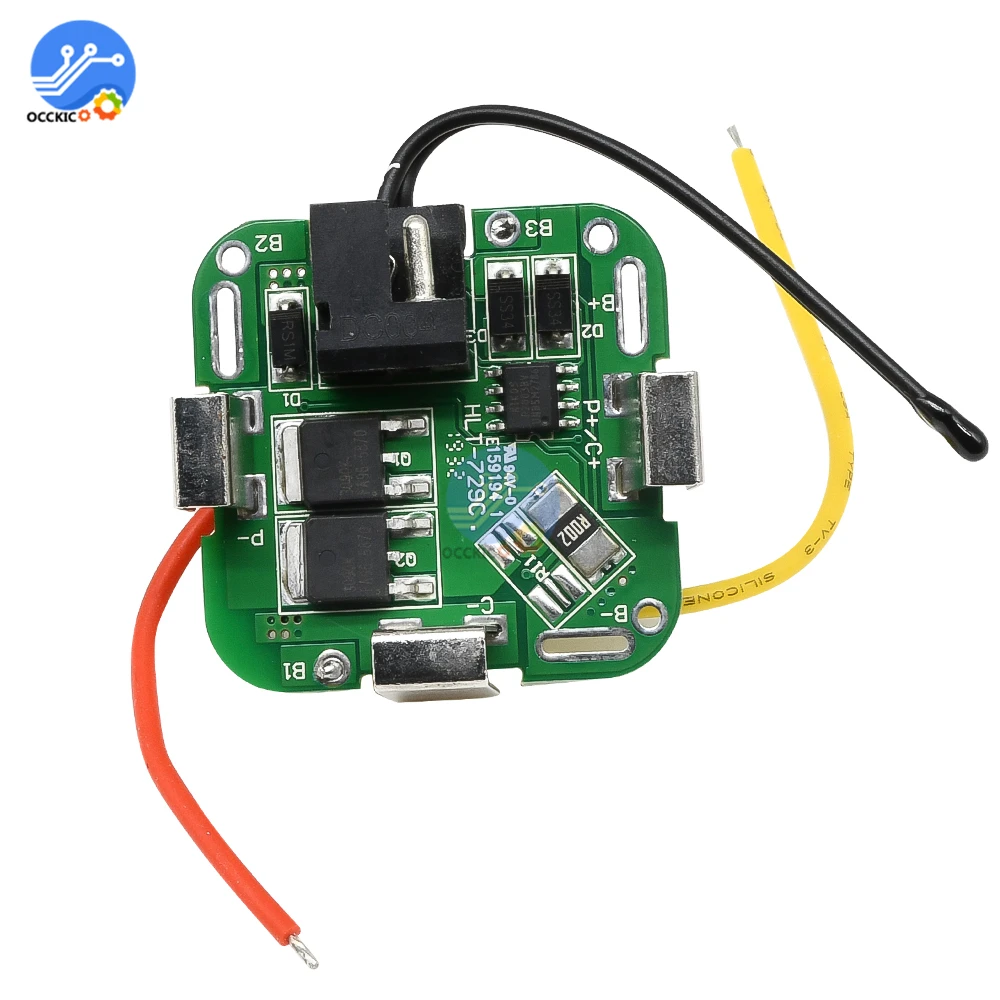 BMS 4S 14 8 V двойной МОП 18650 Защитная плата для зарядки литиевого аккумулятора