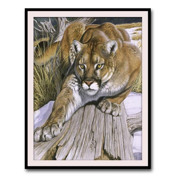 

5D Diamond Painting By Numbers Full Square Lion Cross Stitch Diamond Mosaic Kits Art Pictures Home Decor For Adult