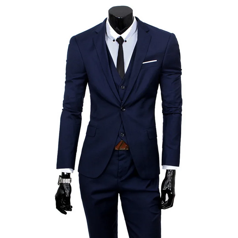 Jacket, Pants and Tie Suit for Men