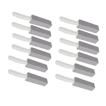 

12 Pcs Cleaning Stone with Handle Toilet Cleaner Hard Water Ring Remover, Suitable for Bathroom / Swimming Pool,Etc