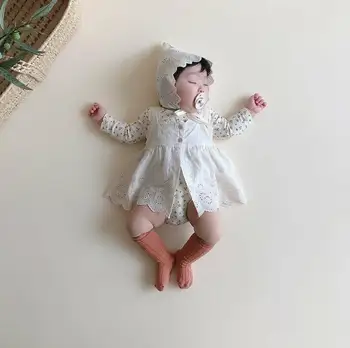

2020 new arrival baby girls printed romper spring fashion kids jumpsuit 0-2t