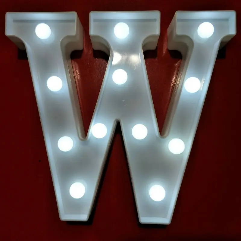 

LED Christmas Lamp Confession Creative Lettered Lamp Plastic LED English Lettered Lights Customizable