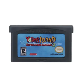 

For Nintendo GBA Video Game Cartridge Console Card Yosh Island Super Mari Advance 3 English Language US Version