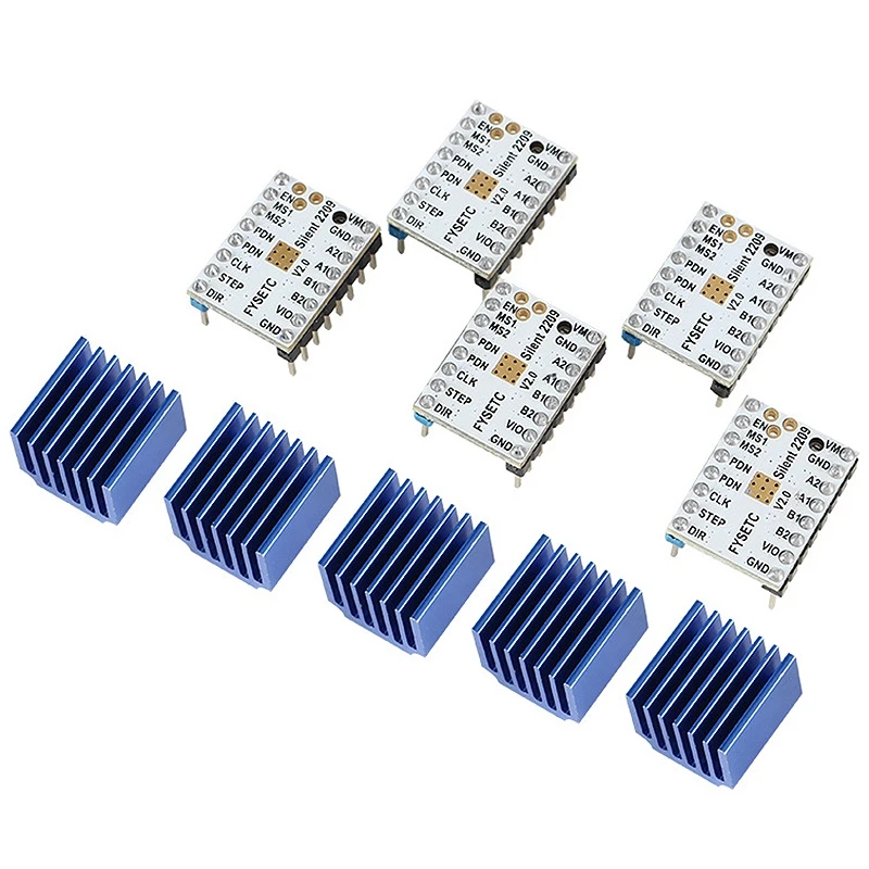Материнская плата для 3D-принтера Mks Gen L V1.0+ Tmc2209V2.0x5 комплект ультра-тихих дисков