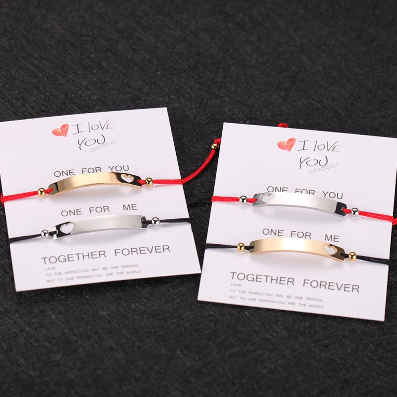 customized couple bracelets