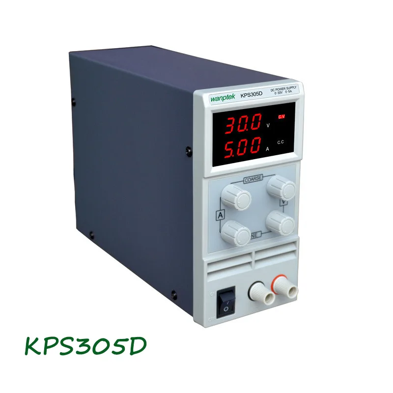 

305D Adjustable High precision double LED display switch DC Power Supply protection function 0-30V/0-5A 110V-230V 0.1V/0.01A EU