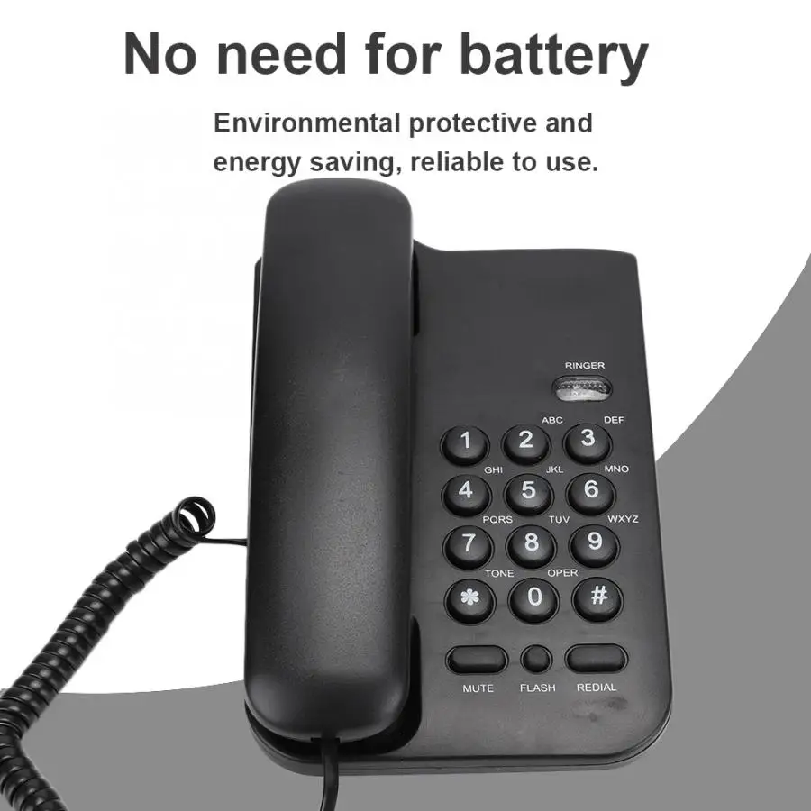 KX-T3026CID английский стационарный телефон для отеля, дома, офиса, мини кордерный телефон