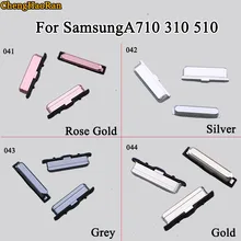 ChengHaoRan 1 комплект для samsung Galaxy A710 310 510 чехол для телефона гибкий шлейф для громкость, выключение звука Кнопка сбоку запасные части для замены
