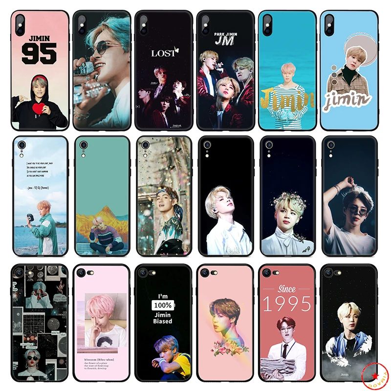 Мягкий силиконовый чехол для телефона Park Jimin K Pop для iPhone 11 Pro Xs Max X или 10 8 7 6S Plus 5 5S SE Xr 6 Plus 7Plus 8 Plus