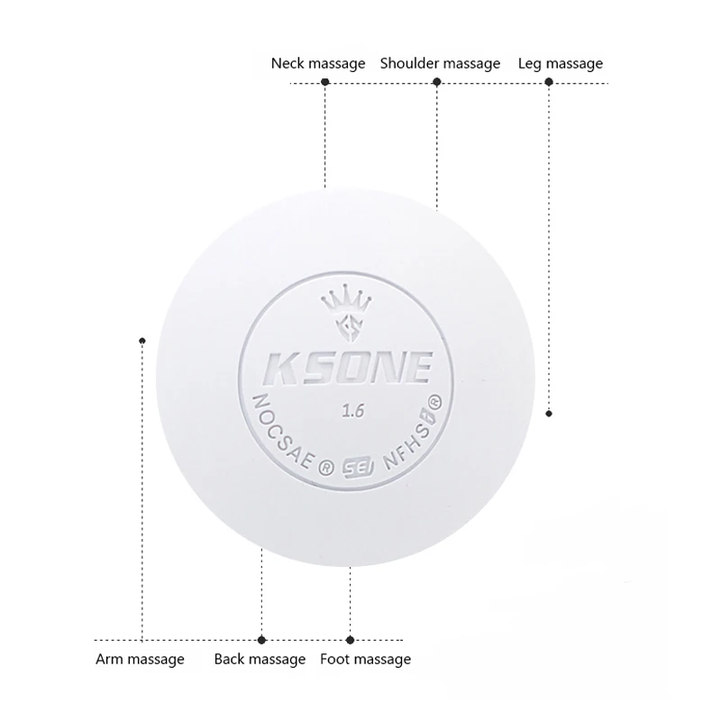 Фитнес мяч для Лакросса тренировочный фасции хоккейные резиновые мячи Йога Массаж Триггер точка отлично подходит для Myofascial релиз