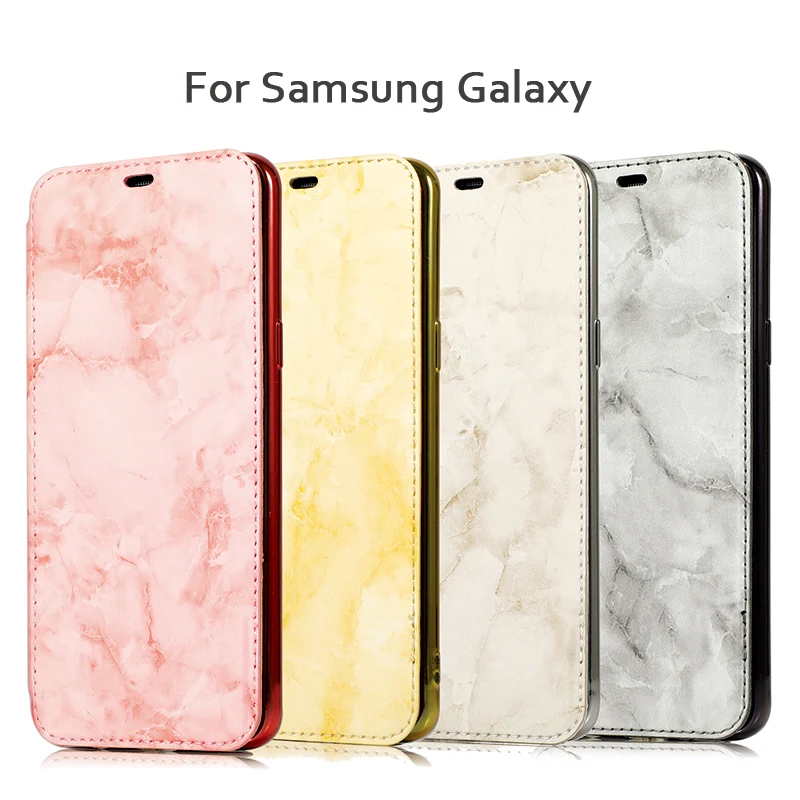 Мраморный кожаный флип кошелек чехол для телефона Samsung Galaxy S8 S9 S10 Plus S20 Ultra Note 20 10 Pro 8 9 задняя крышка чехлы