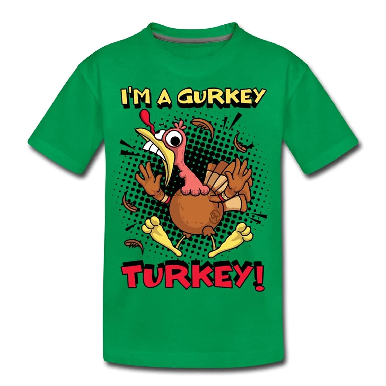 FGTeeV I'm A Gurkey Turkey Men' футболка премиум класса (1) | Мужская одежда