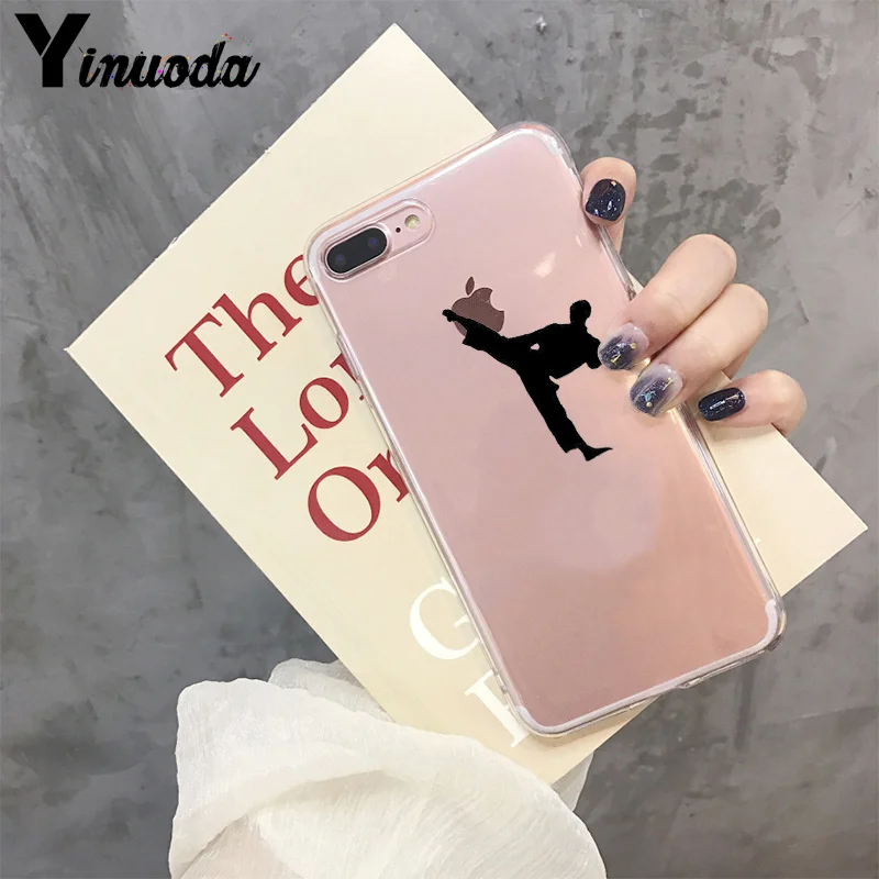 Yinuoda Taekwondo красочные аксессуары для телефонов Чехол для iPhone 8 7 6 6S Plus X XS max 10 5 5S SE XR Coque Shell - Цвет: 8