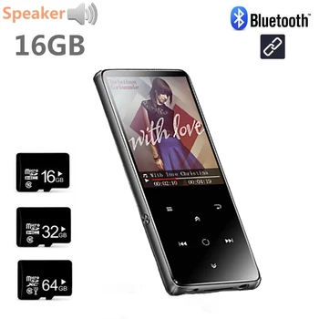 

2020 New Arrival Bluetooth MP4 Music Player with Speaker 16G with 2.4 Inch Screen High Quality Lossless Player with FM, Recorder