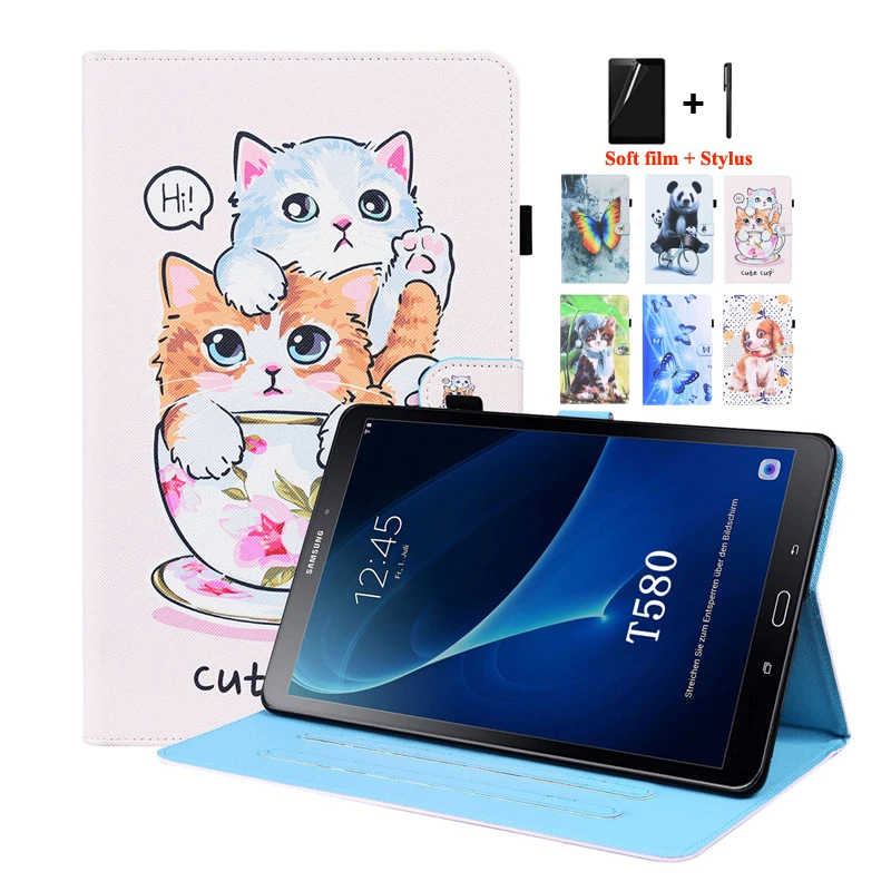 For Samsung Galaxy Tab A A6 16 10 1 Sm T580 T585 Case Cute Cat Panda Jpg Q90 Jpg Webp