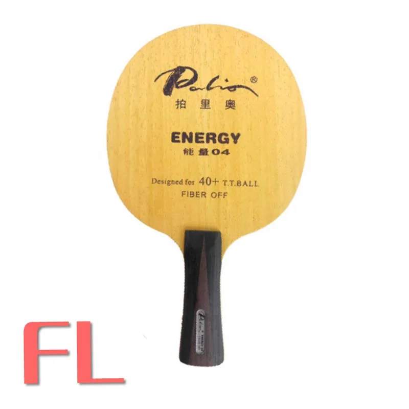 Palio official energy 04 лезвие для настольного тенниса специально для 40+ материал ракетка для настольного тенниса игровая петля и быстрая атака 9ply - Цвет: FL  long handle