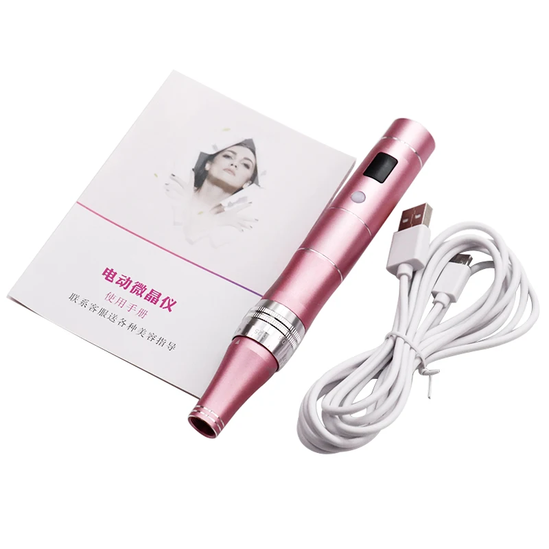 LCD Screen 5 Levels Micro Tiny Needles Dr. pen MYM Tightening Remove Scar Reduce Skin Wrinkles Scar Stretch Marks Removal Device